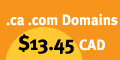 CA Canadian Domain Name Registration and Web Site Hosting