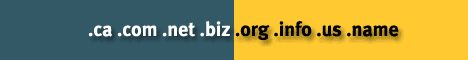 CA Canadian Domain Name Registration and Web Site Hosting