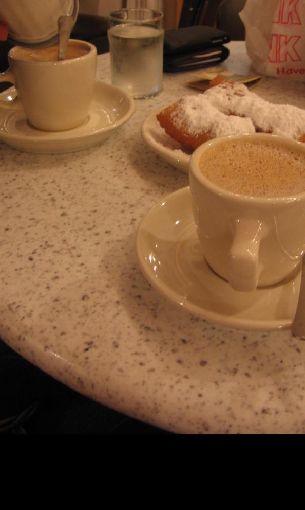 Coffee and Beignets @ Cafe Du Monde